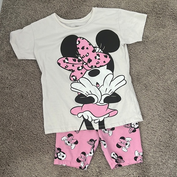 Disney Other - Minnie Mouse Short Set - M 10/12
